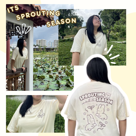 Sprouting Oversize Tee Shirt