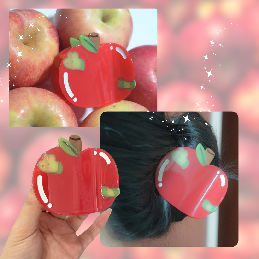 Apple Wormie | Clawclip