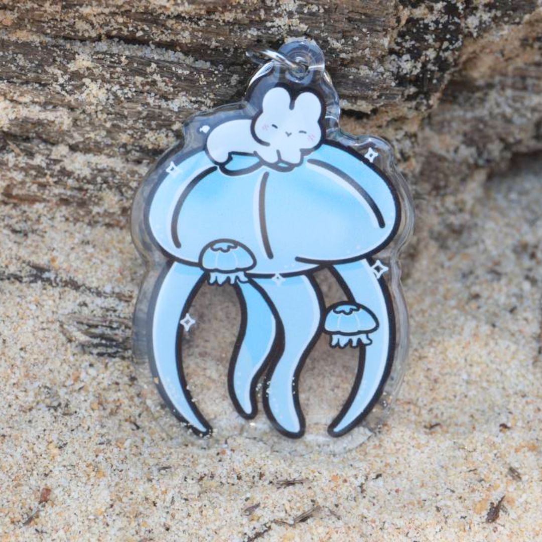JellyFish Pals | Acrylic Epoxy Keychain