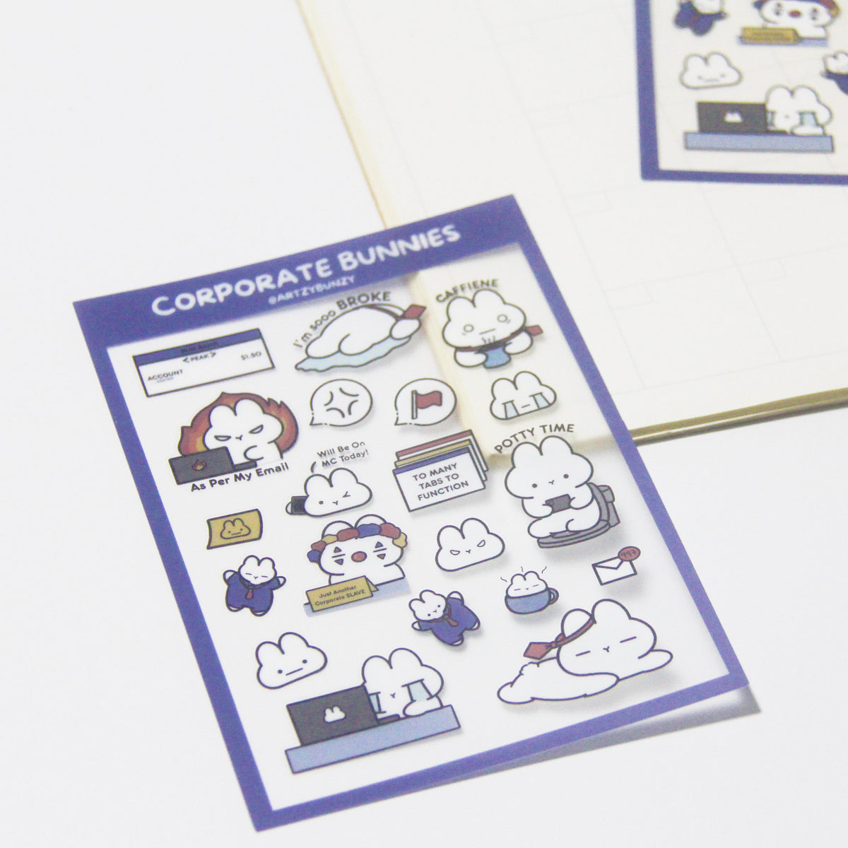 Corporate Bunnies | Clear Glossy