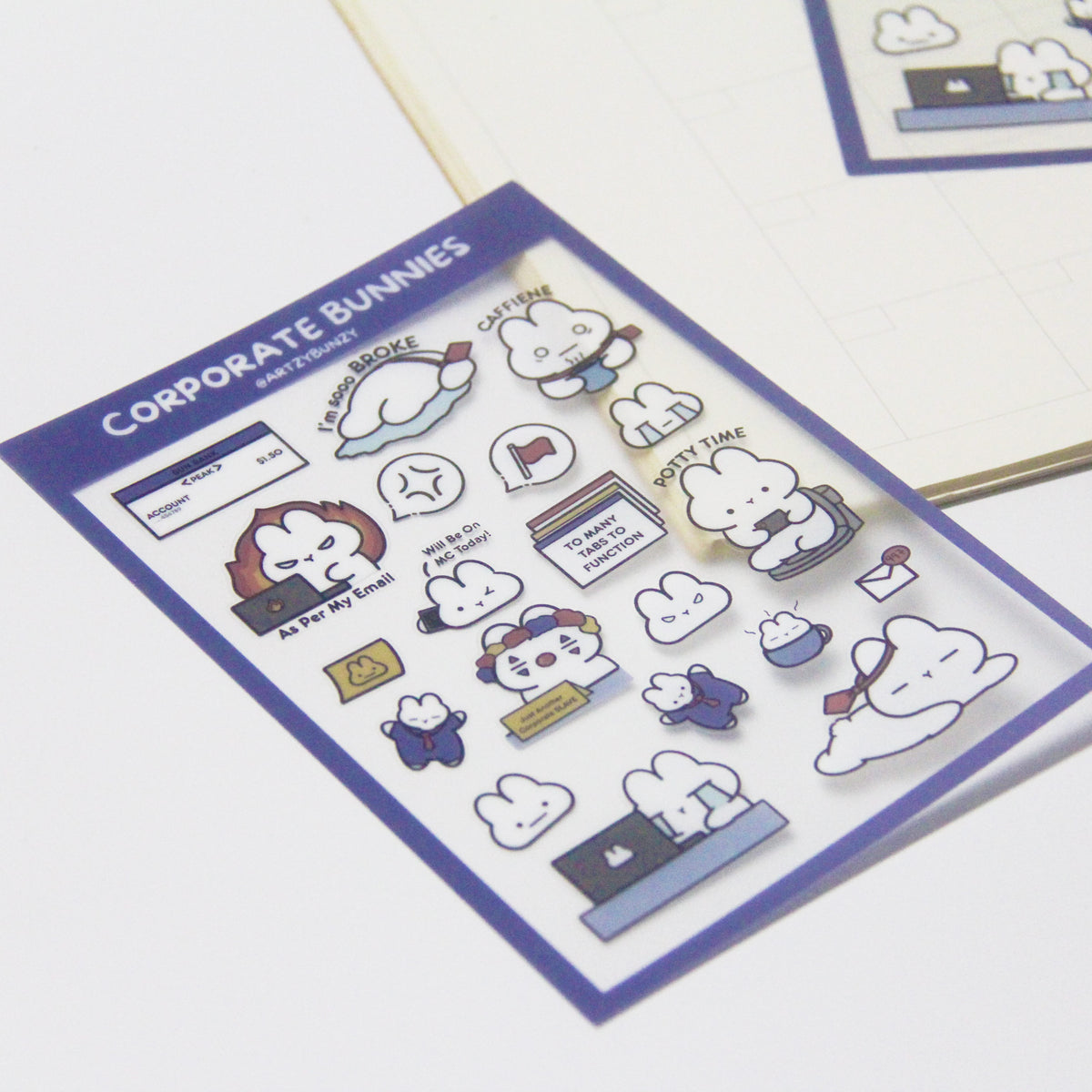 Corporate Bunnies | Clear Glossy