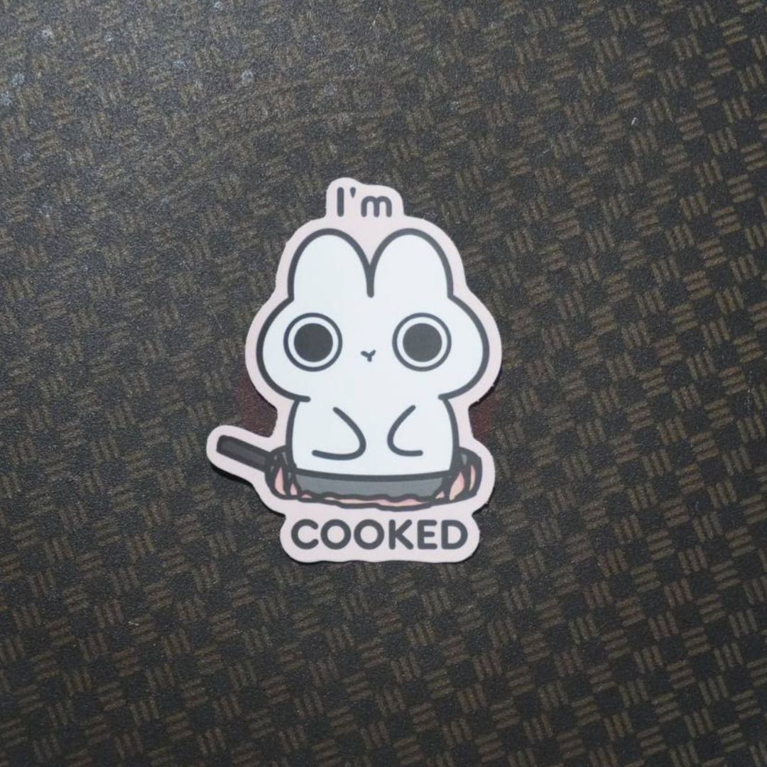 I'm Cooked | Stickers