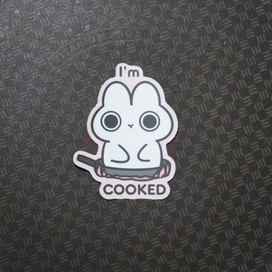 I'm Cooked | Stickers