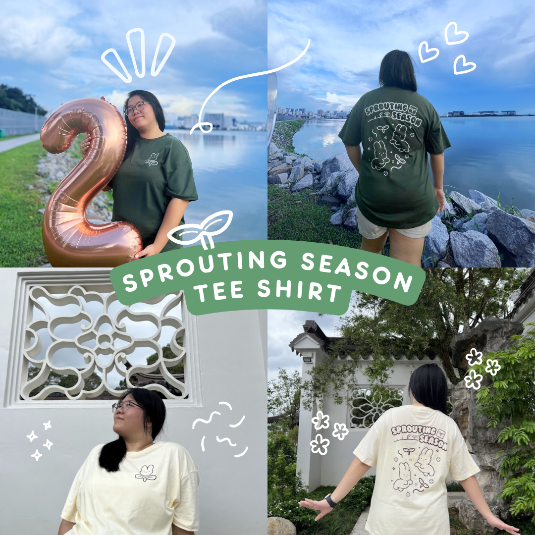 Sprouting Oversize Tee Shirt