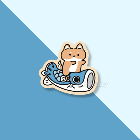 DouDou w. Fishy | WoofVille  | Stickers