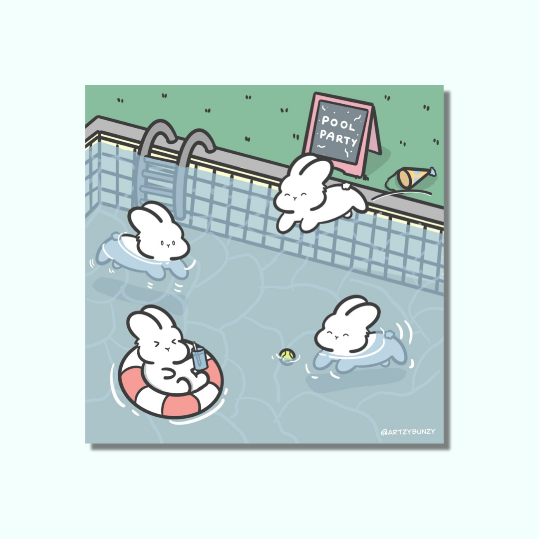 Art Print - Pool Party