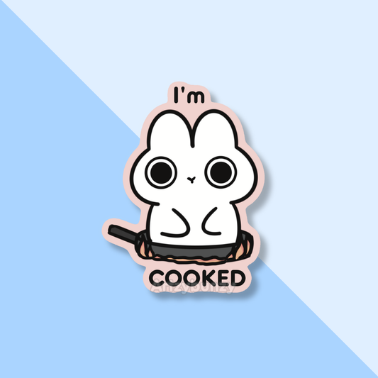 I'm Cooked | Stickers