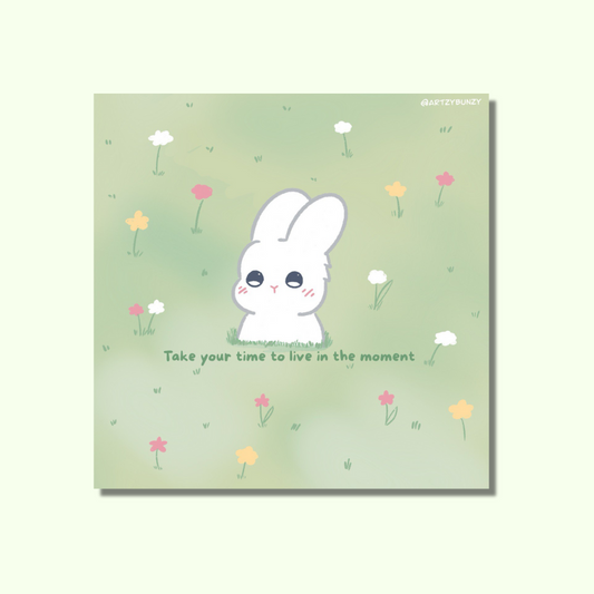 Art print - Motivational Bunny