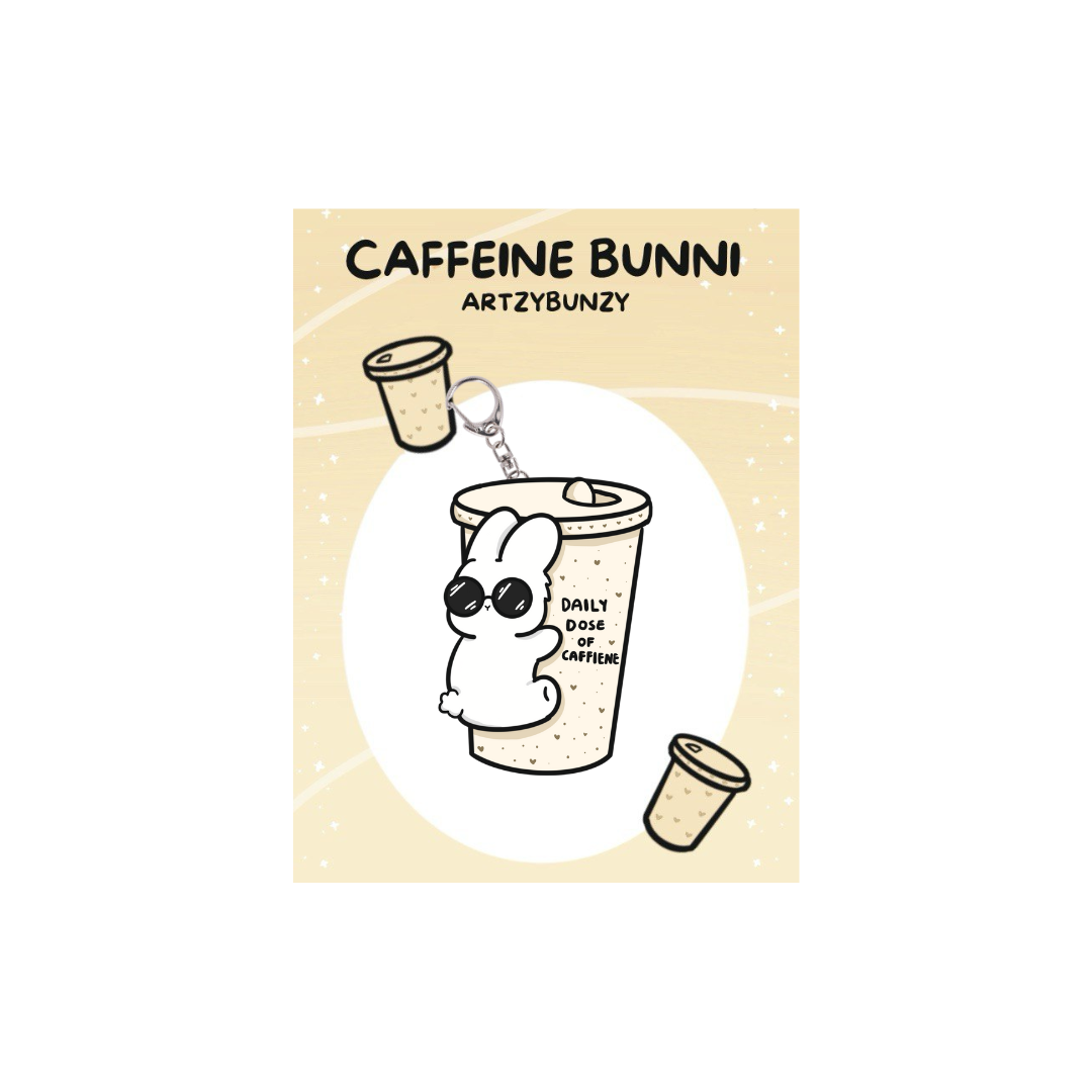 Keychain - Caffeine Bun