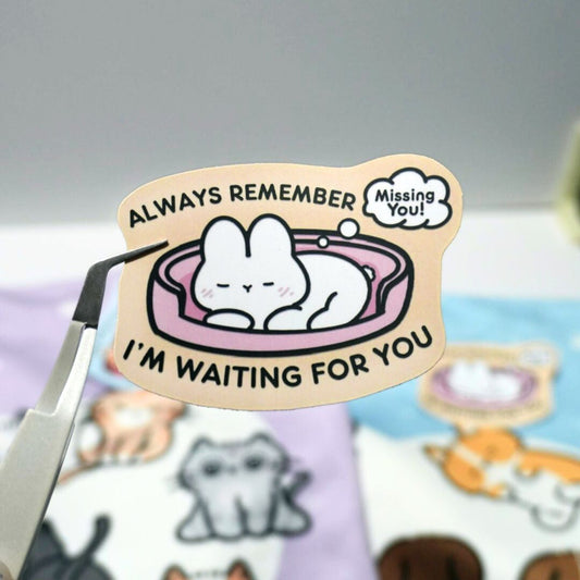 Waiting for you | Pawlentines | Stickers