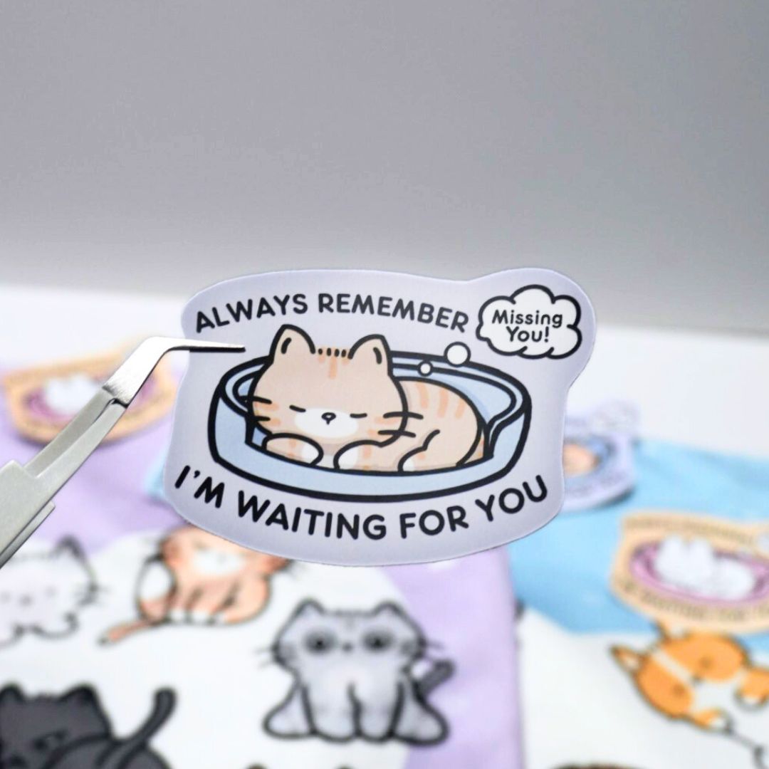 Waiting for you | Pawlentines | Stickers