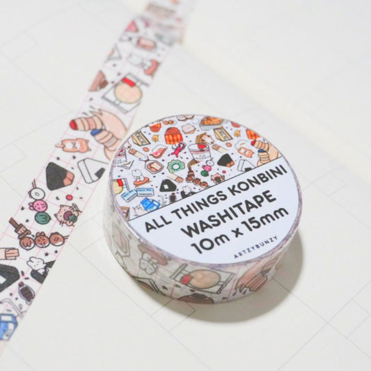 ALL Things Konbini Washi Tape | FUWA MART | 10mm x 15mm