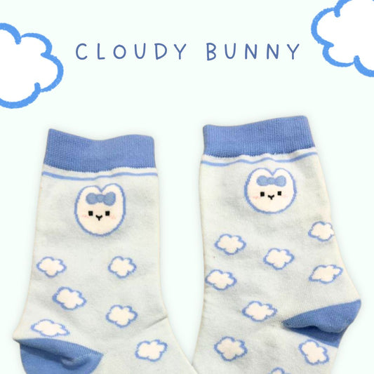 Cloudy bunny Socks