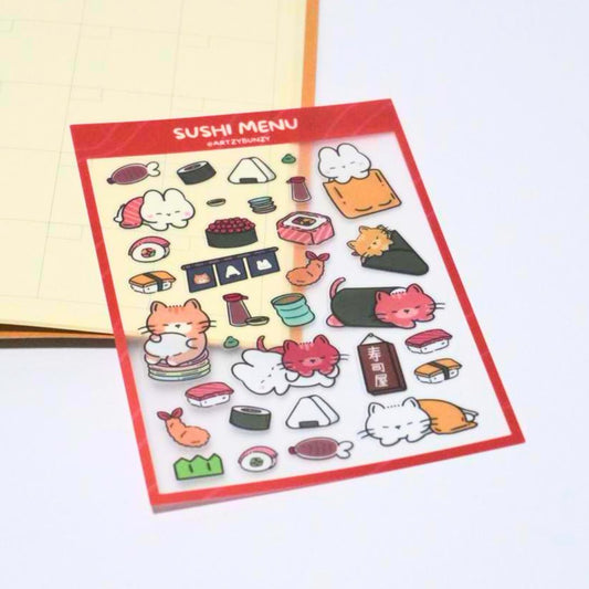 Sushi Menu | Clear Glossy