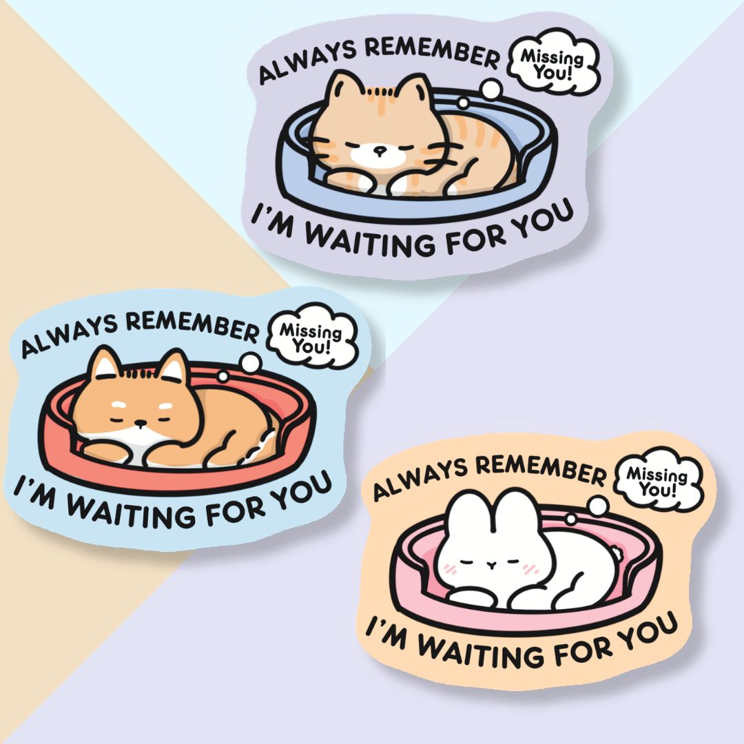 Waiting for you | Pawlentines | Stickers