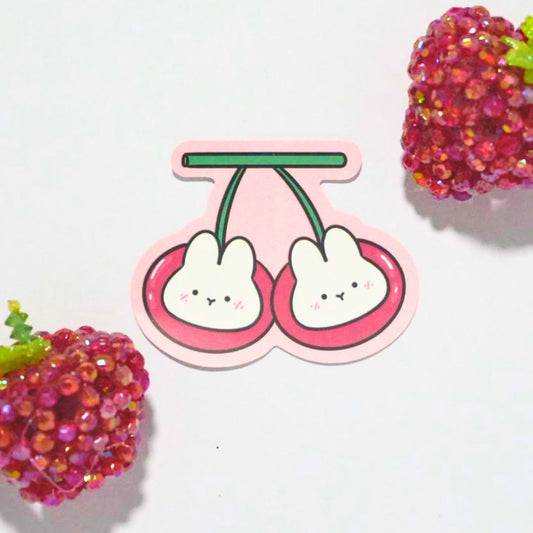 Cherry Twin Bunny | Sticker