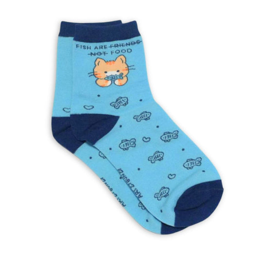 Fish Are Friends NOT FOOD | Ocean Collection | Socks