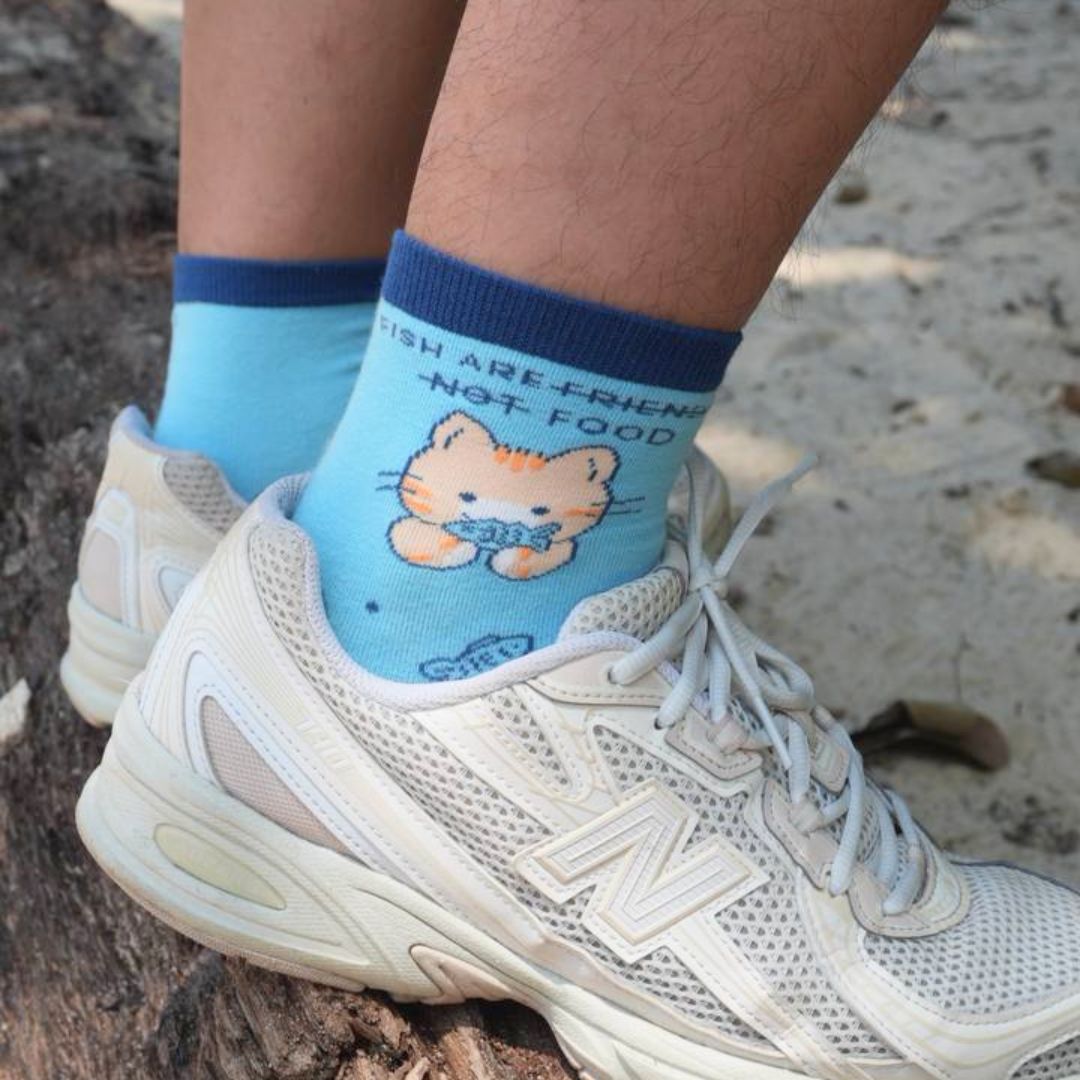 Fish Are Friends NOT FOOD | Ocean Collection | Socks