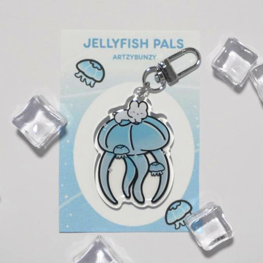 JellyFish Pals | Acrylic Epoxy Keychain