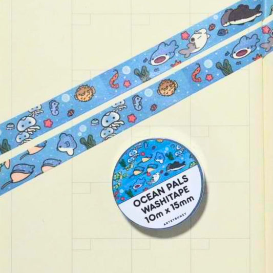 Ocean Pals Washi Tape| 10mm x 15mm