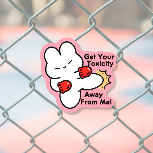 Boxing Bunny| Puku Puku Fight| Sticker