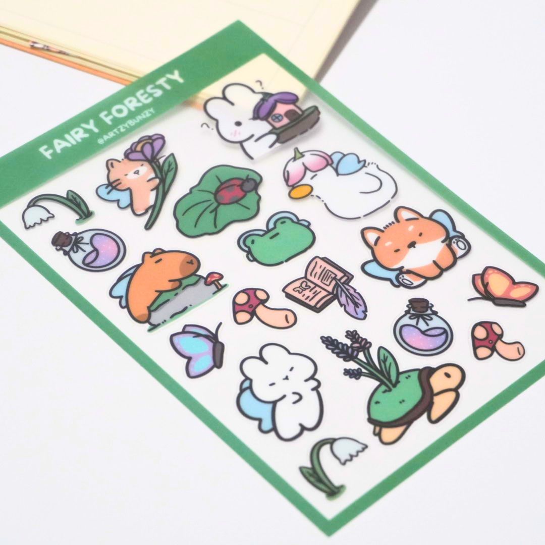 Fairy Foresty | clear glossy