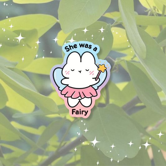 She was a fairy | Sticker