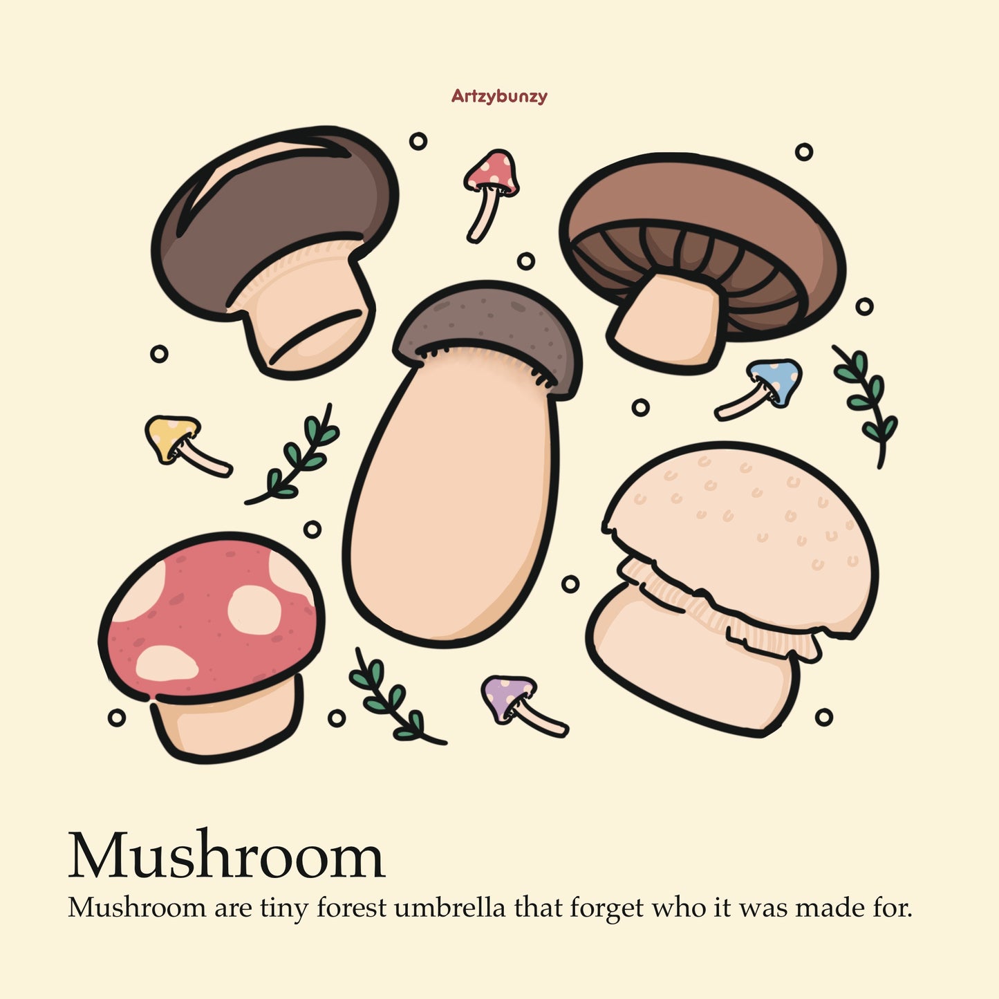 Mushroom | Art print