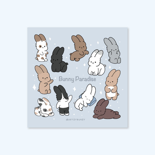 Art Print - Bunny Paradise