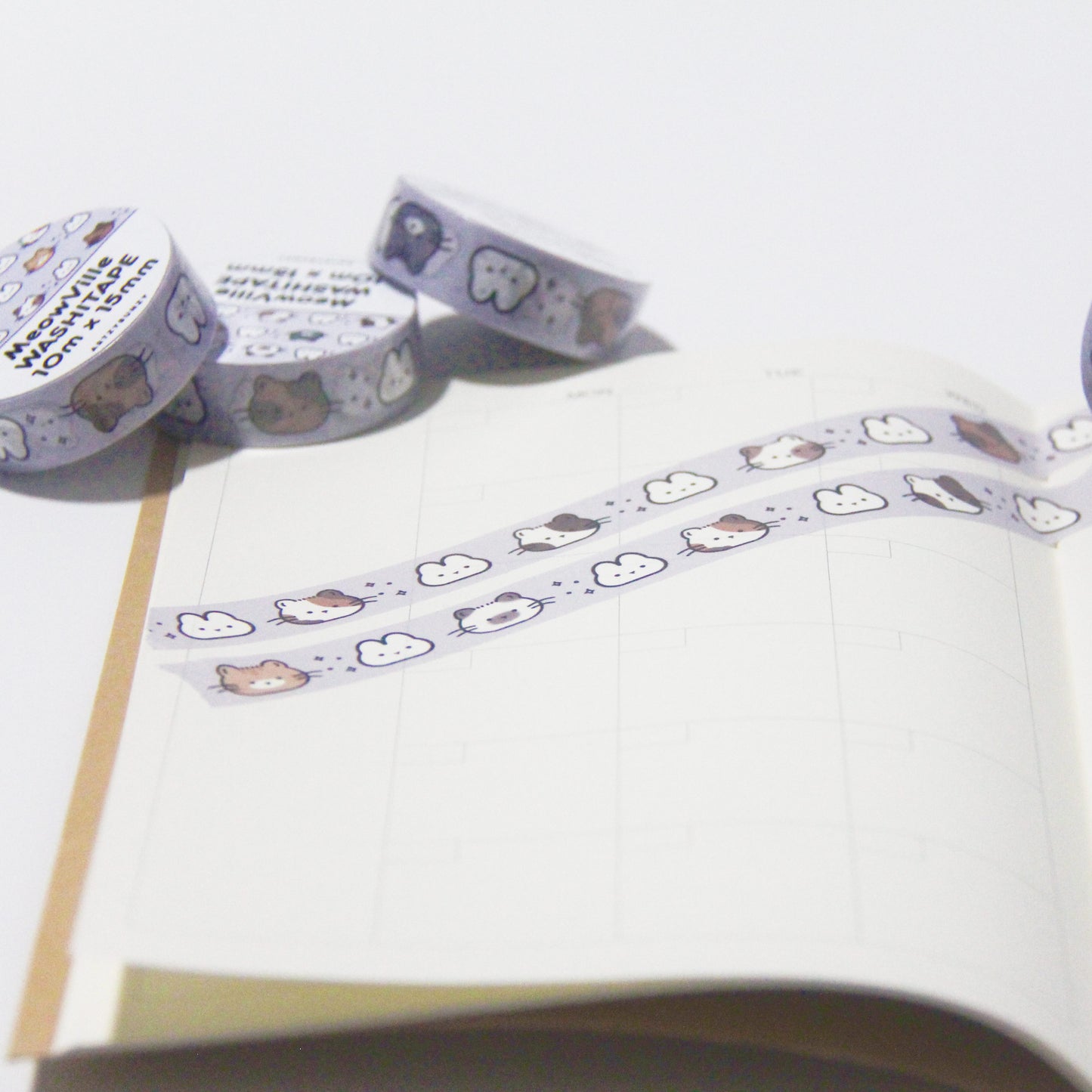 MeowVille Washi Tape | 10mm X 15mm
