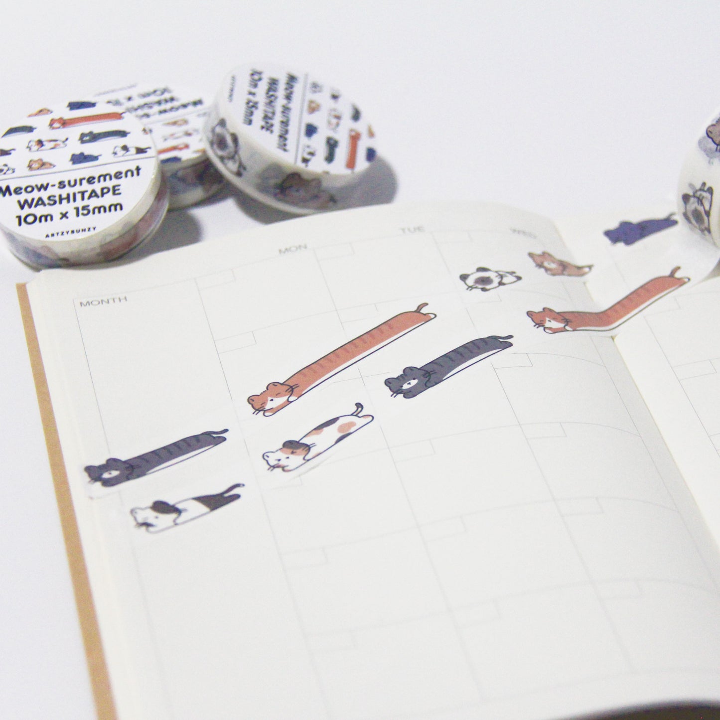 Meow-surement Washi Tape | 10mm x 15mm