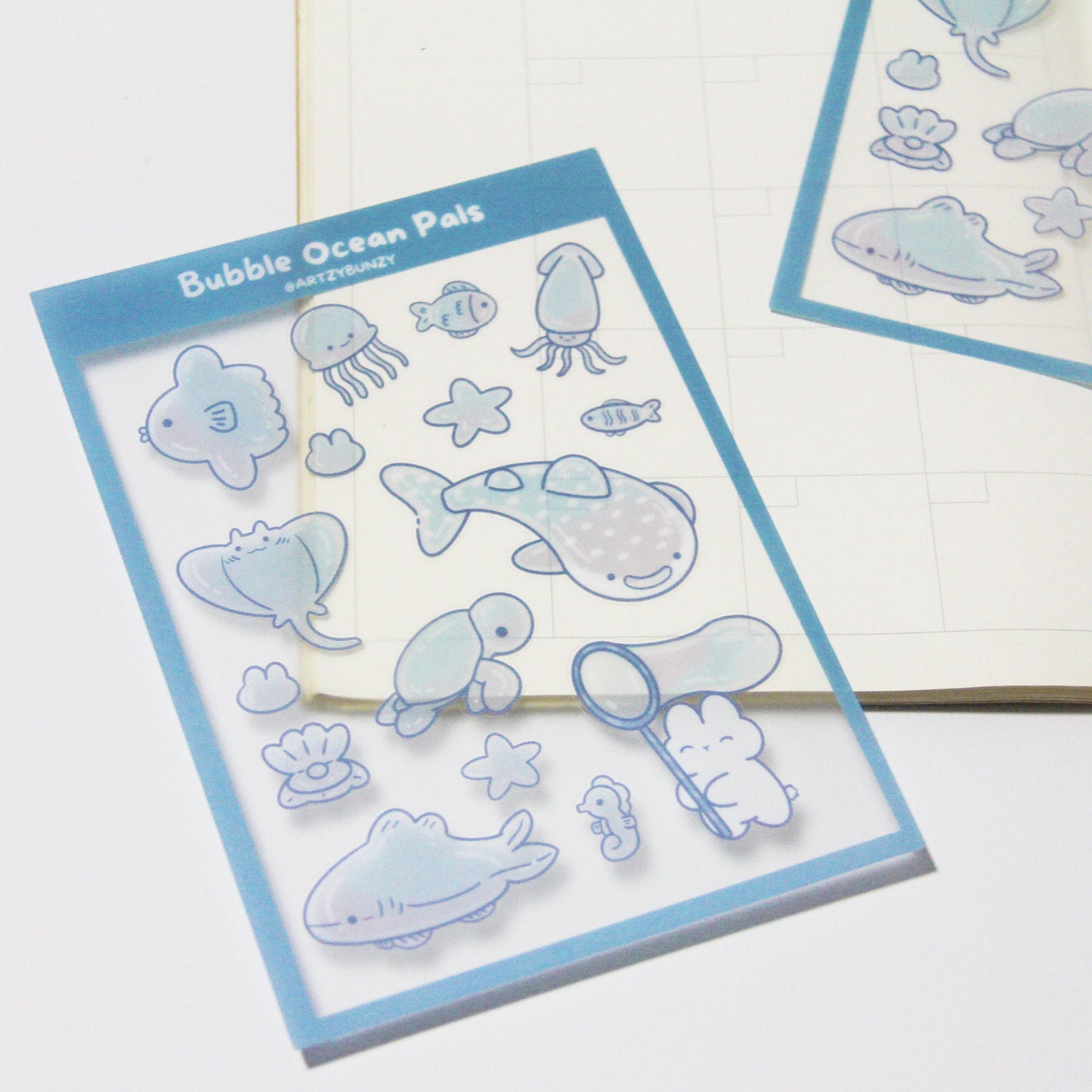 Bubble Ocean Pals | Clear Glossy