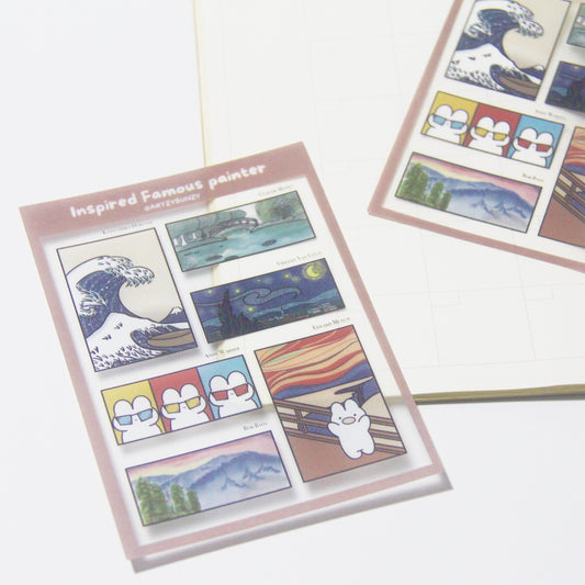 Inspired Famous Painter | Clear Glossy