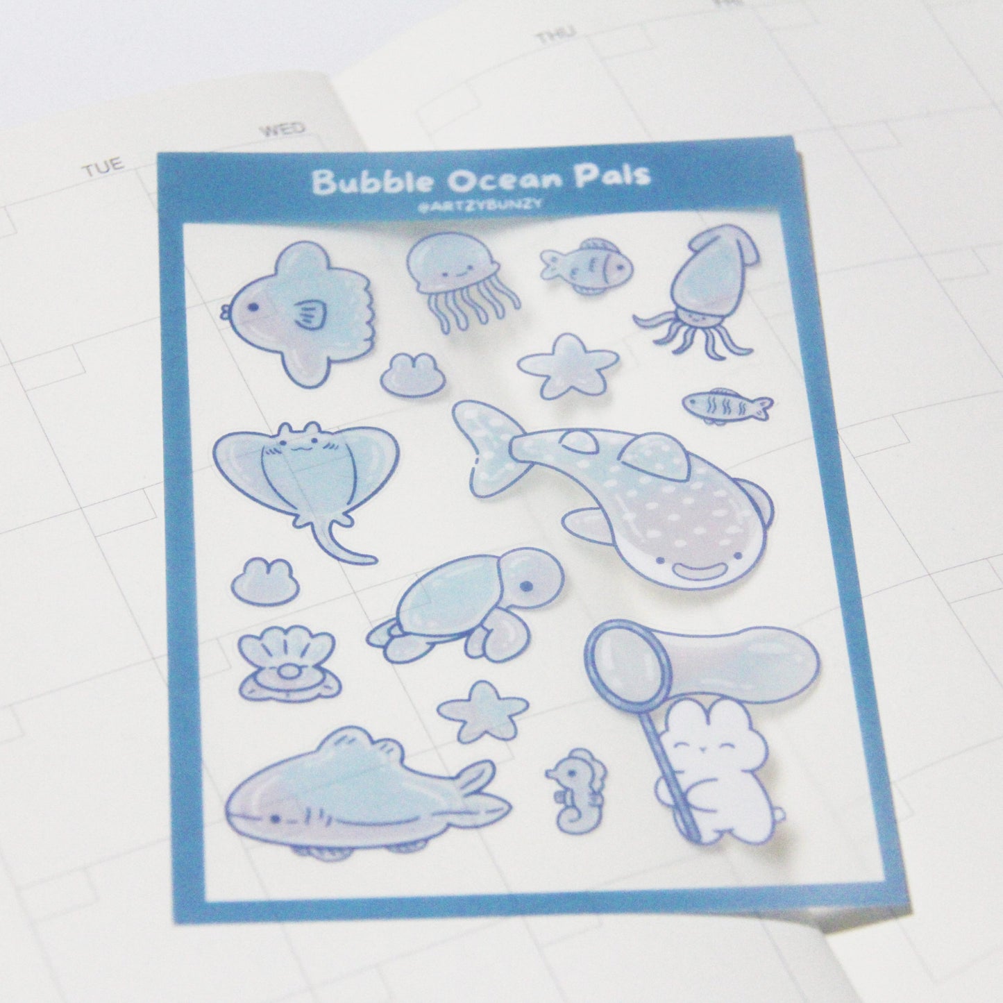Bubble Ocean Pals | Clear Glossy