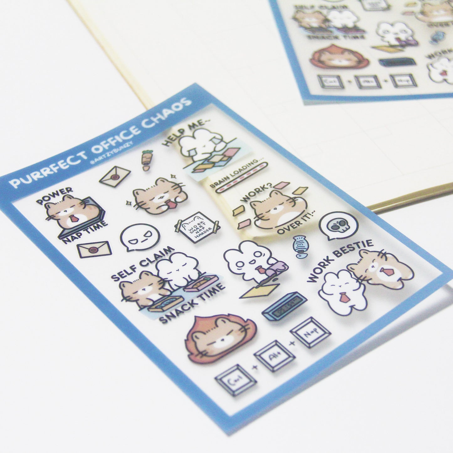 Purrfect Office Chaos | Clear Glossy