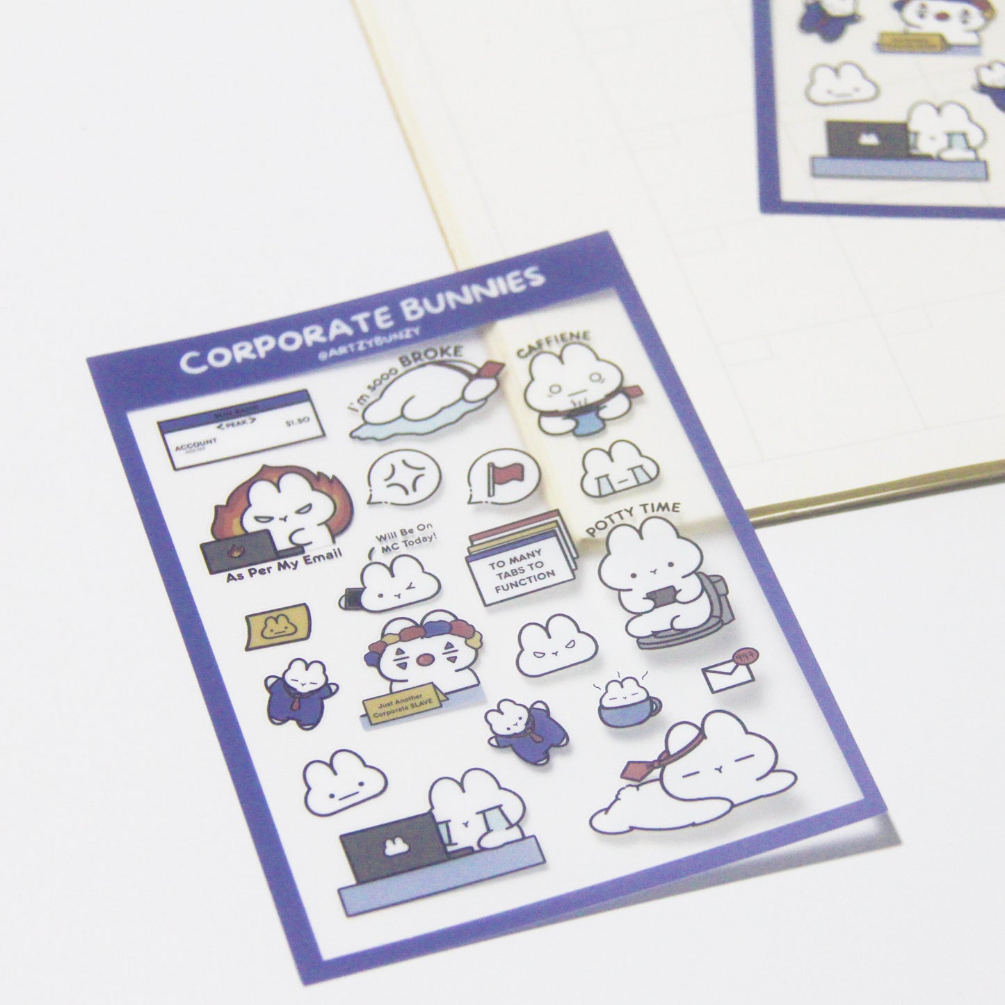 Corporate Bunnies | Clear Glossy