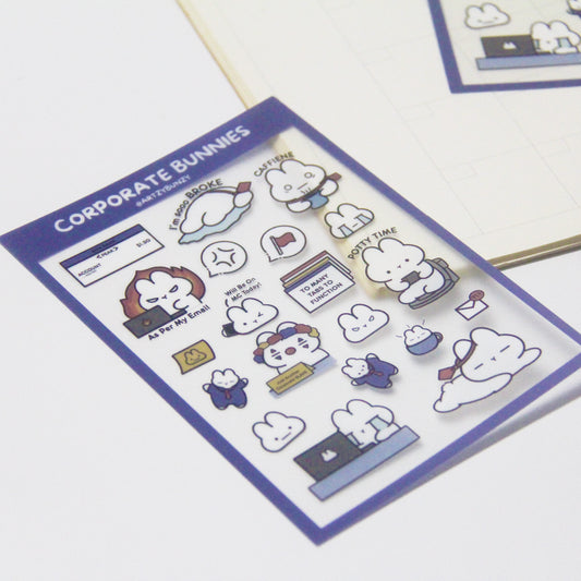Corporate Bunnies | Clear Glossy