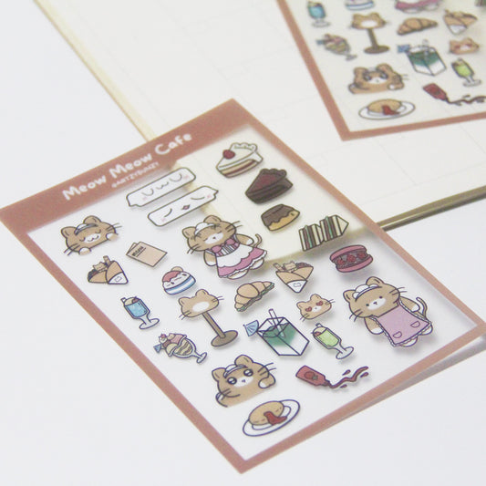 Meow Meow Cafe  | Clear Glossy