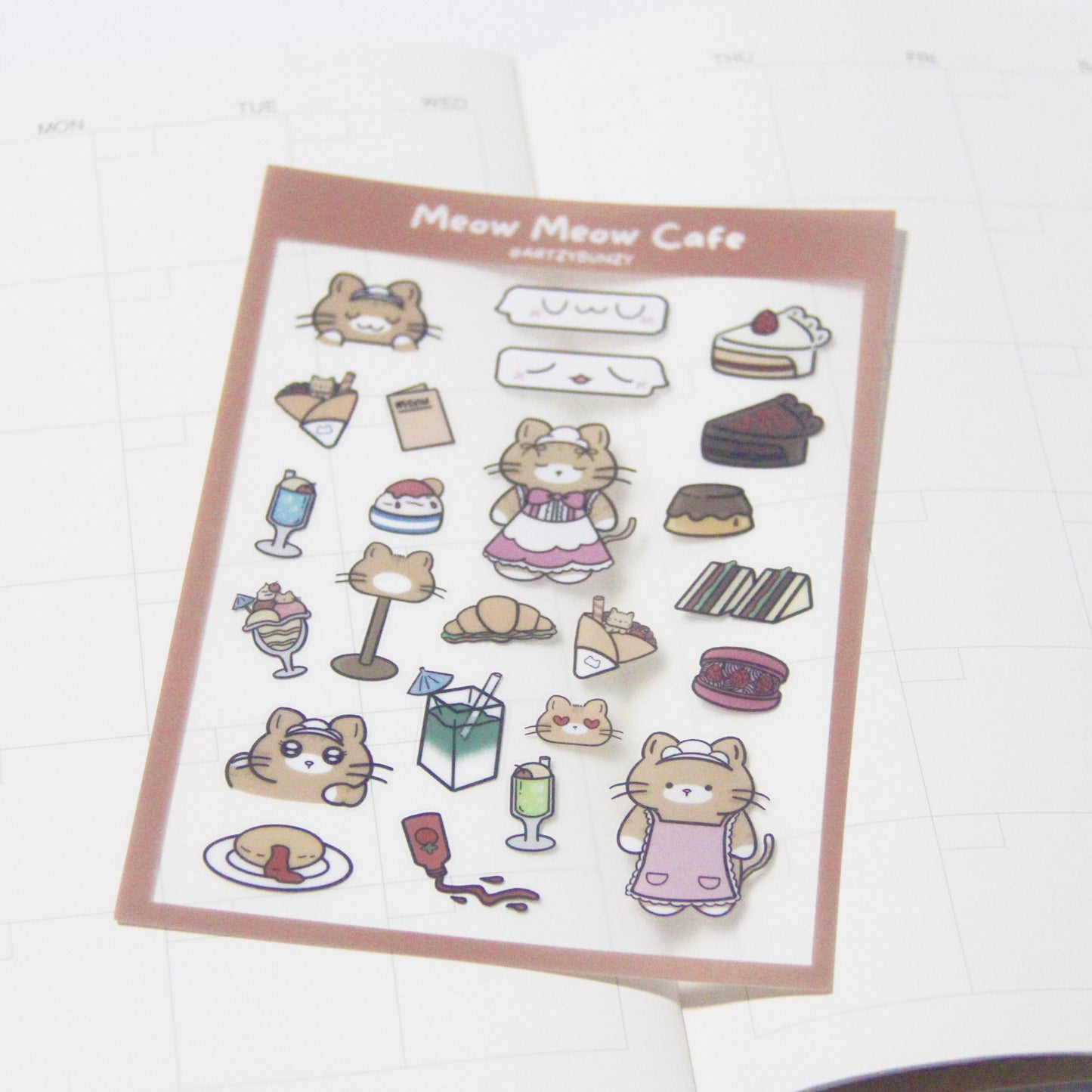 Meow Meow Cafe  | Clear Glossy