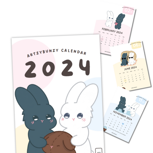 Calendar - 2024 artzybunzy special
